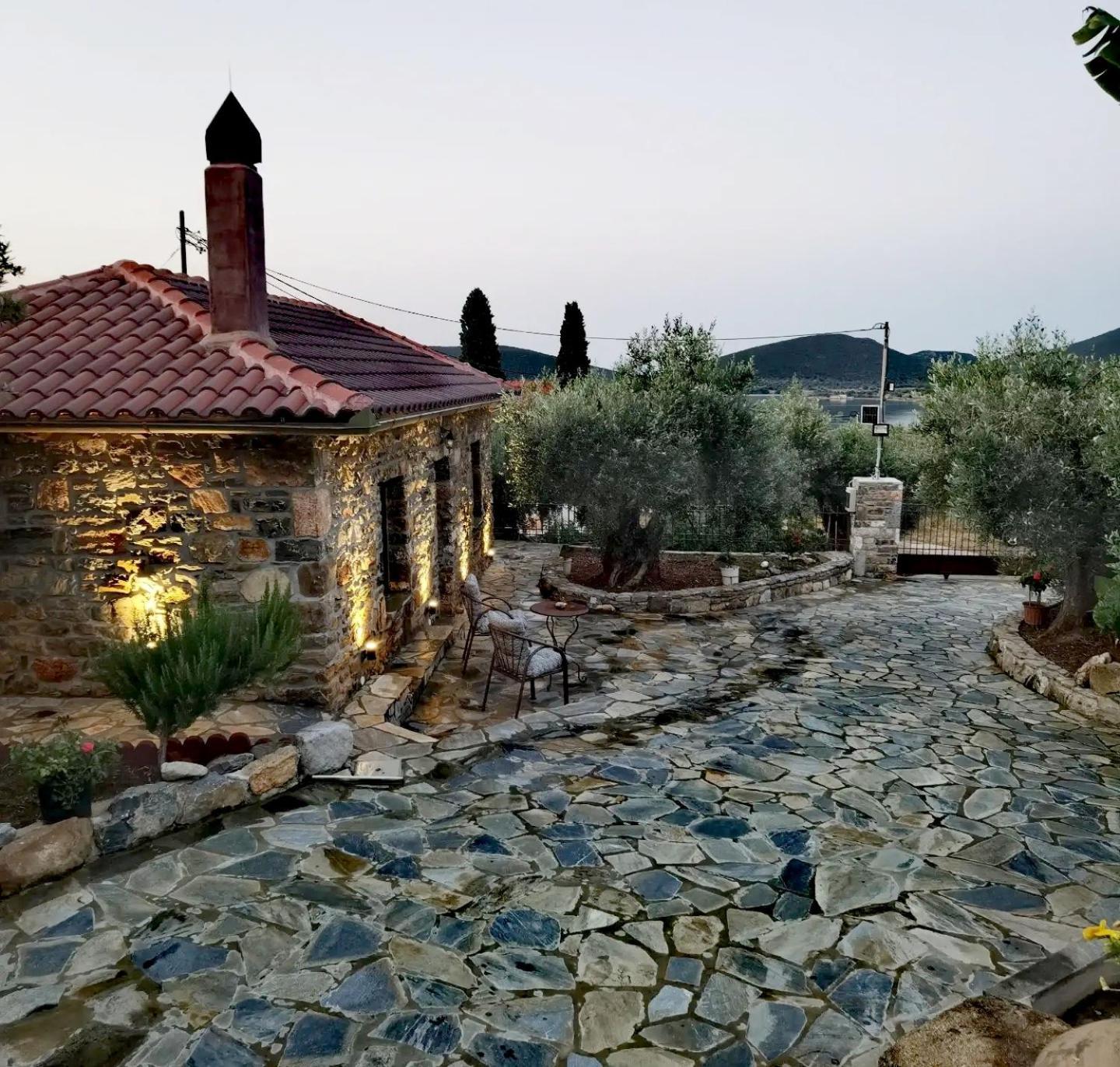Elaion Thea2-Nies Villa Sourpi ภายนอก รูปภาพ